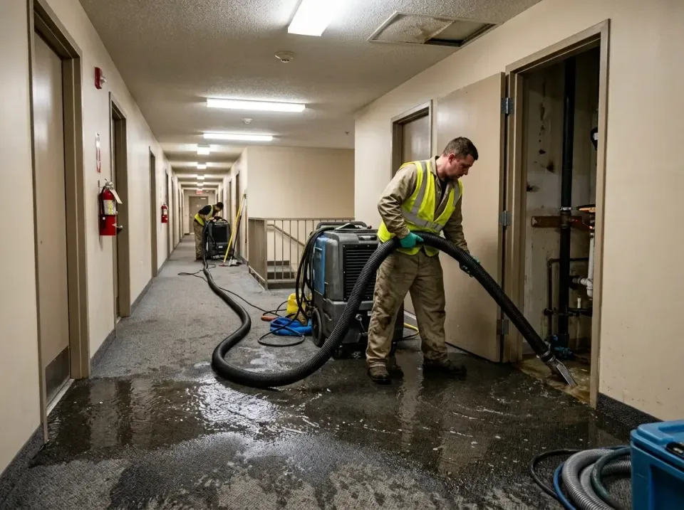 multi-unit-apartment-hallway-f-005 — frequently asked questions, Emergency Burst Pipe Water Extraction & Removal in Cooper C…